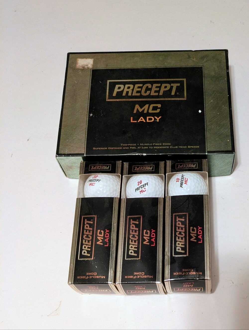 Precept MC Lady Golf Balls Bundle 9 Precept 10, 20, 30 NWT